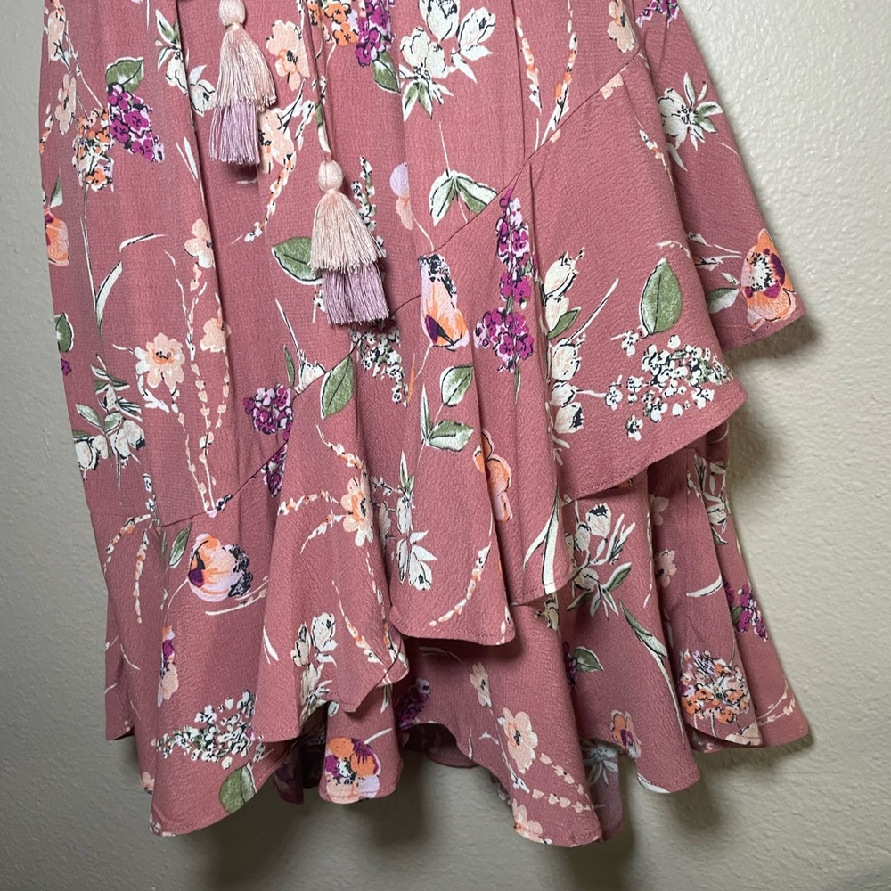 FLORAL RUFFLE TOP - Picture 3 of 5